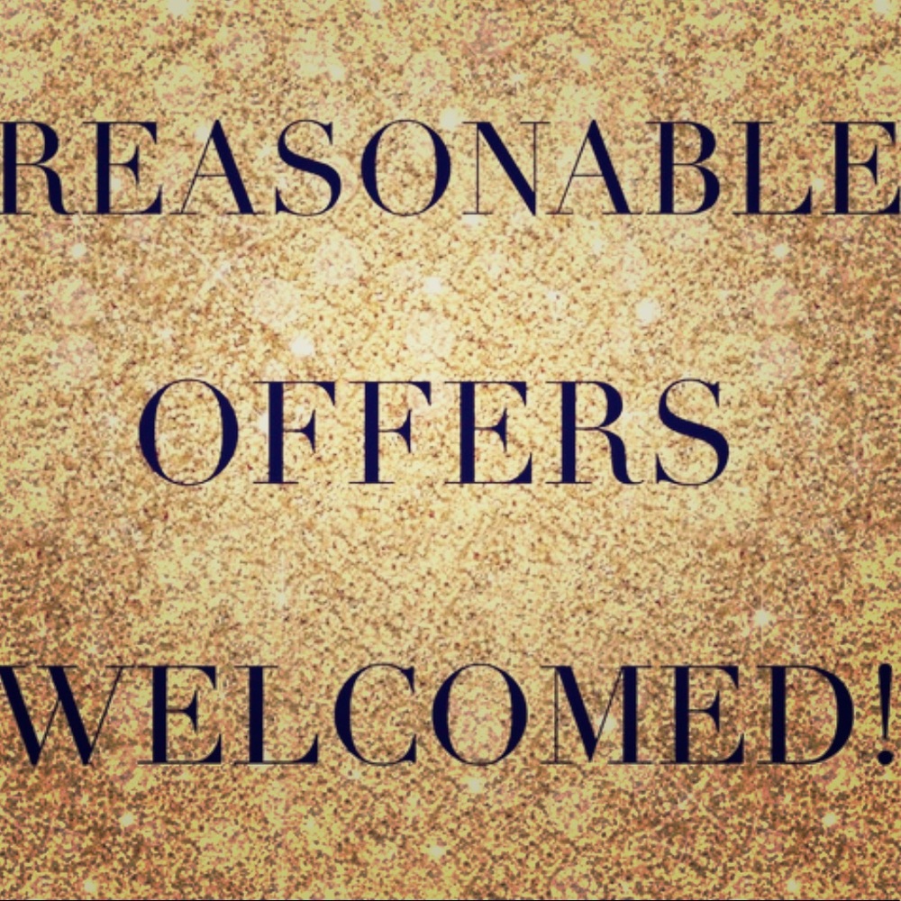 Reasonable offers are considered